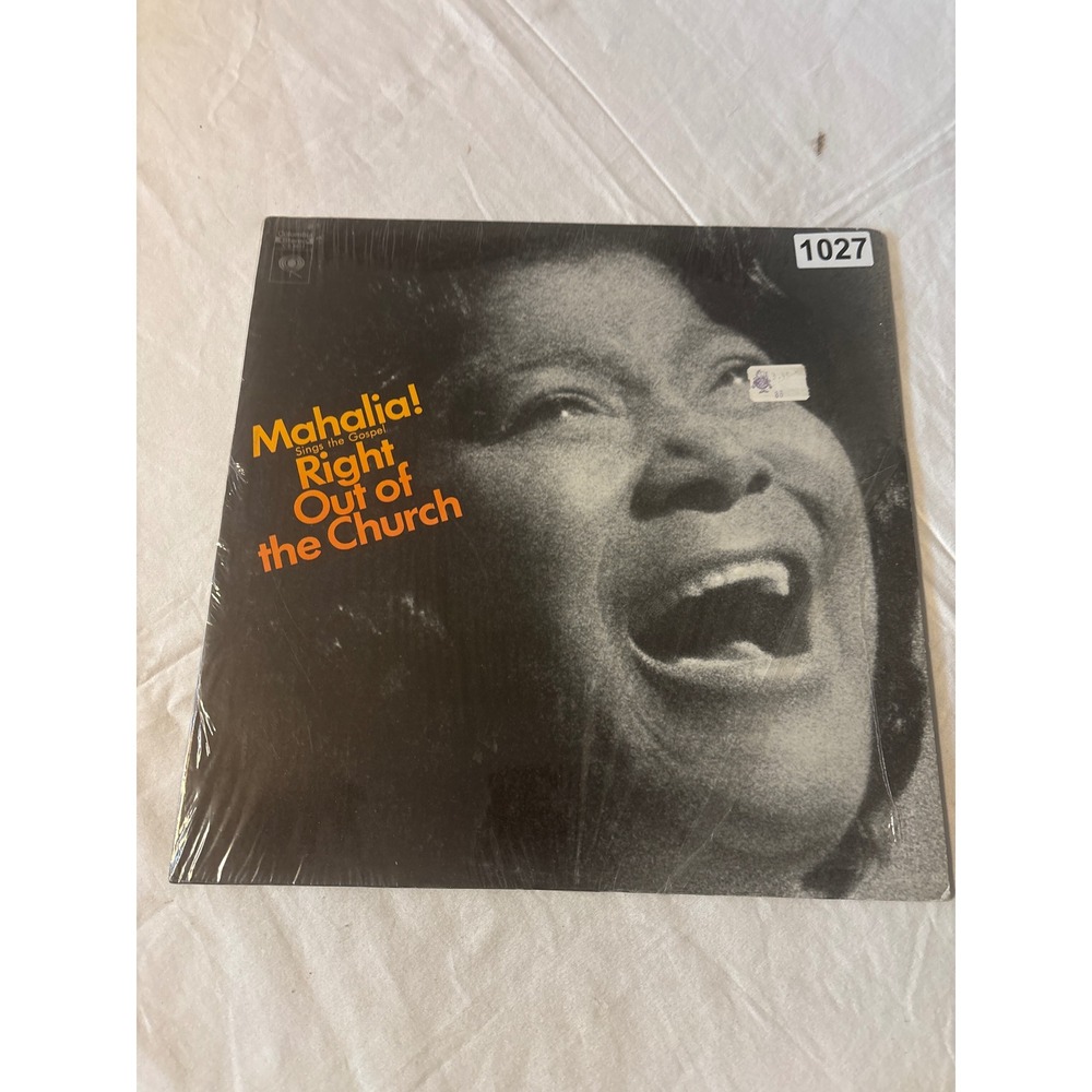 Columbia Vinyl Record Mahalia Jackson 12" Black Gospel Right Out The Church